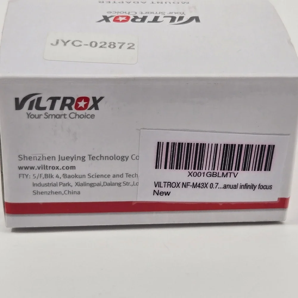 Viltrox NF-M43X 0.71x Speed Booster Focal Reducer Nikon F to Micro Four Thirds